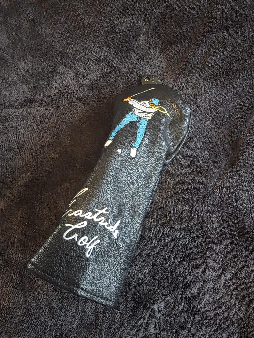Eastride Golf Black Leatherette Fairway Headcover
